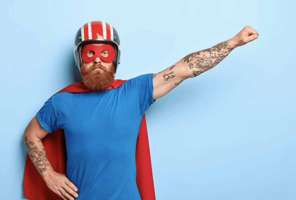 after our painting business course you will feel like a super hero! 